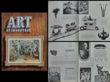 ART ET INDUSTRIE n°XVII 1950 - MATHIEU MATEGOT, GEORGES JOUVE, MADOURA, MONCEY