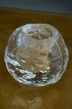 Danish Snowball Kosta Boda Candle Holder Photophore
