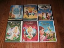 Disney's Tinker Bell complete set of 6 movies on DVD. 1, 2, 3, 4, 5 & Neverbeast