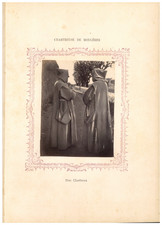 Chartreuse de Mougère, Carthusian Fathers Vintage Print Albumen Print 30.5x2