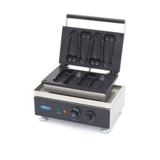 Gaufrier professionnel en forme de pénis - inox - 1500 W, 230 V