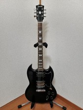 Rare guitare style Gession by Tokai SG noire années 70 vintage