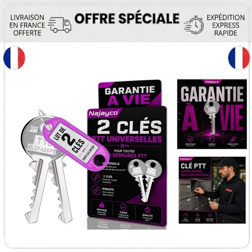 Lot clés passe partout - lot,