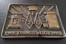 Plaque Fonderie Franco Belge