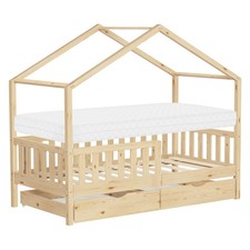 Lit cabane enfant en bois