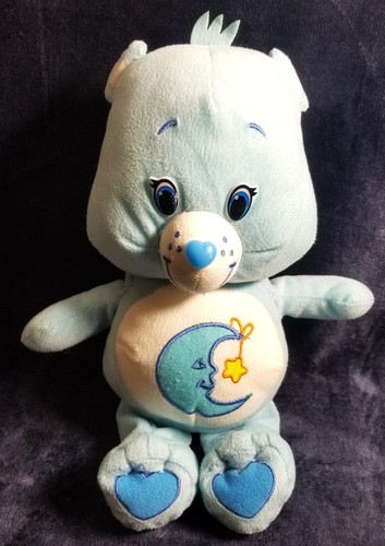 Peluche bleu bisounours - peluche,