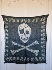 Foulard tête de mort Vintage