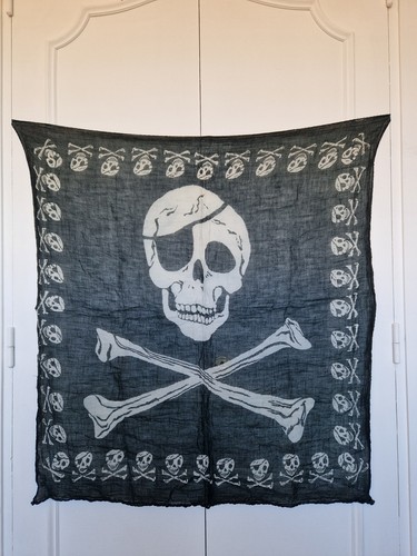 Foulard tête mort vintage - de,