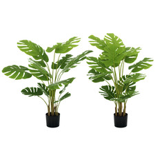 HOMCOM Lot de 2 plantes