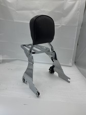 08 Harley Sportster 1200 OEM Rear Passenger Sissy Bar Backrest Cushion Pad