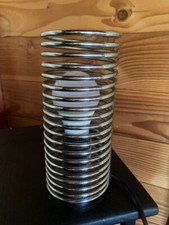 Lampe ressort en acier chromé, vintage, édition Massive, 1990