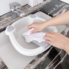  Bac De Lavage Pour Bébé Bassine Lessive Main Mini Planche À Laver