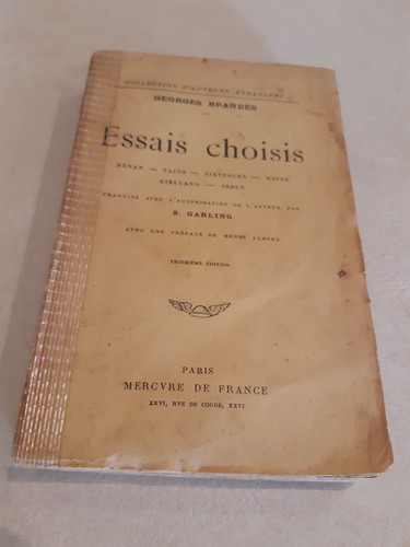 Essais choisis renan taine - essais, renan,