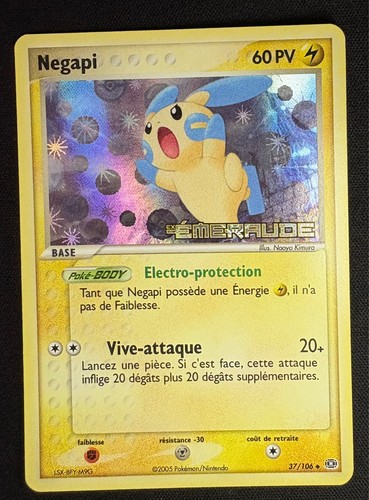 Carte pokémon negapi 106 - carte, 37/106