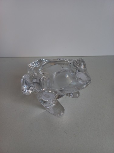 Cendrier grenouille cristal - en,