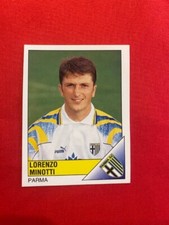 FIGURE NEW FROM SET PANINI FOOTBALLERS 1995-96 #218. Minotti Lorenzo (Parma)