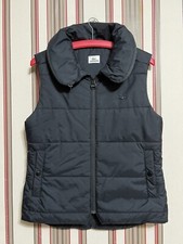 Lacoste Puffer Quilted Hooded Vest Gilet Women's Sz 40 S