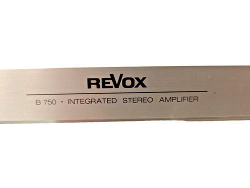 Revox b750 front - b750,