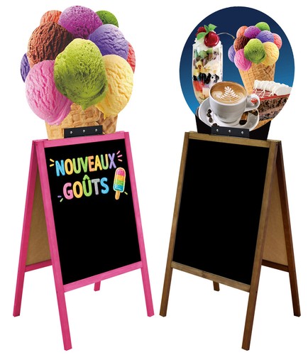 Stop trottoir glace tableau - glace,