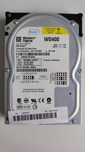 Western digital wd400 22dea0 - western, wd400-22dea0
