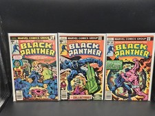 BLACK PANTHER #1,#4,#10 , ( 1977 ) JACK KIRBY / FREE SHIPPING 