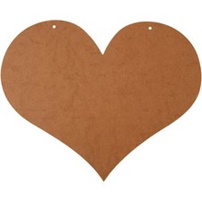 Grand MDF en Bois Amour Coeur