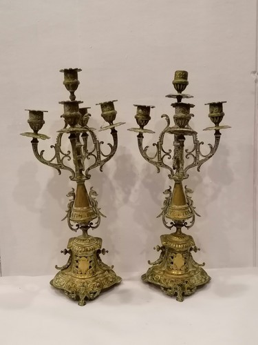 Paire chandeliers - de,
