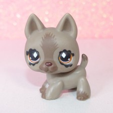authentic littlest LPS 491 German Shepherd German Shepherd DOG DOG pet shop
