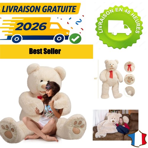 Hollyhome ours peluche xxl - hollyhome,