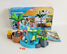 Playmobil 70611 Family Fun Pataugeoire Bain à Bulles Parc Aquatique Boîte TBE