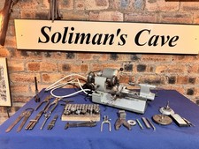 G Boley F1 8MM Watchmakers Lathe With Accessories, Fine Precision 