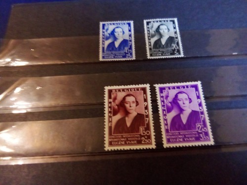 Timbres belgique neufs - timbres, 1937