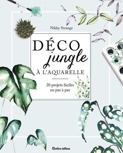 Déco jungle aquarelle - à, l'aquarelle