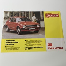 DAIHATSU CHARADE COUPE / brochure sheet 2p DE / Bullauge Port Window