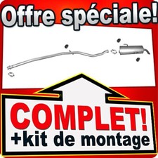 Ligne pot d'échappement pour PEUGEOT 206+ 1.1 1.4 des 2009