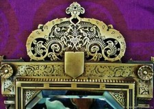 Antique Bronze Charles X Early 19th Century Charles X Bronze Antique Wall Mirror