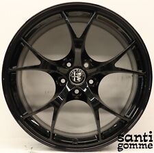 4 ALFA ROMEO JULIA BLACK CLOVER ALLOY WHEELS 19' 156107475 / 156107526