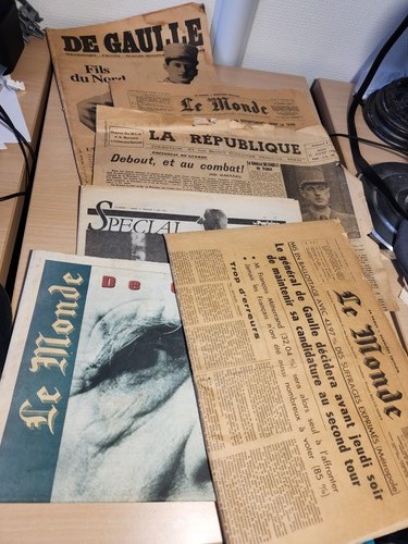 Lot journaux anciens charles - lot,