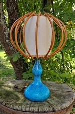 Fat Lava Ceramic Lamp Base Shade Design 60-70 Louis Sognot Vallauris 