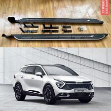 OEM PERFECT FIT KIA SPORTAGE 2023 24 25 RUNNING BOARDS SIDE STEPS WITH LOGO UK