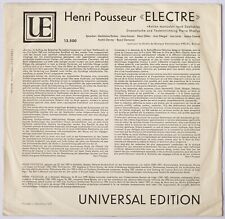 Henri Pousseur ‎– Electre (1961) with 32 page book
