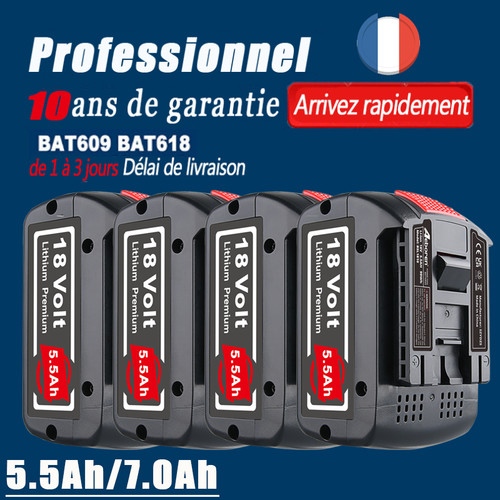 Batterie pour bosch 18v 5ah - pour,