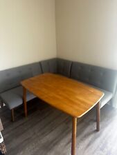 Wayfair Banquette seating and table 