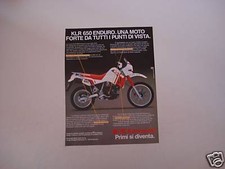 advertising advertising advertising 1987 KAWASAKI KLR 650 ENDURO