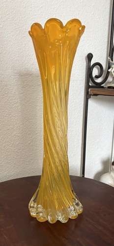 Vase soliflore verre - verre, jaune