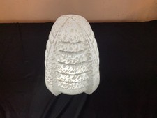 Large GLOBE SHELL CHANDELIER CEILING LIGHT ART DECO 1930 BUILDING SKYSCRAPER