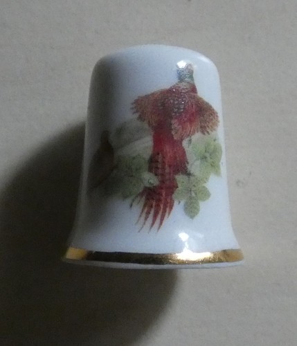 Dé coudre porcelaine - dé,