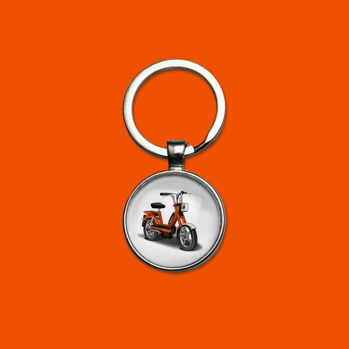 Porte clés mobylette peugeot - mobylette,