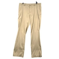 Nike Golf Tour Performance Beige Zip Fly Button Closure Classic Pants 38 x 34