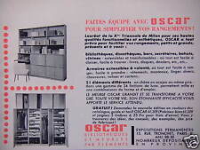 ADVERTISEMENT 1959 OSCAR LIBRARY AND FURNITURE BY ELEMENTS - ADVERTISING